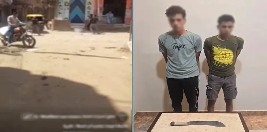 ضبط شخصين اعتديا على سائق توك توك وتحطيم المركبة