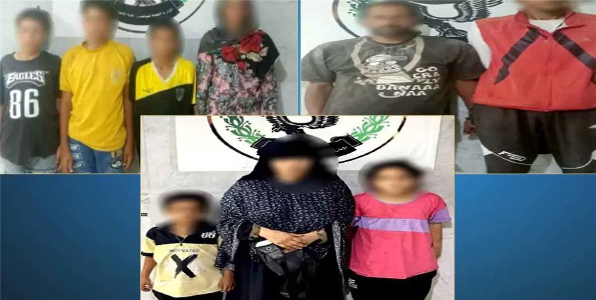 وزارة الداخلية تضبط 14 شخص وسيدة واستغلال 16 حدثاً في التسول والبيع الإلحاحي