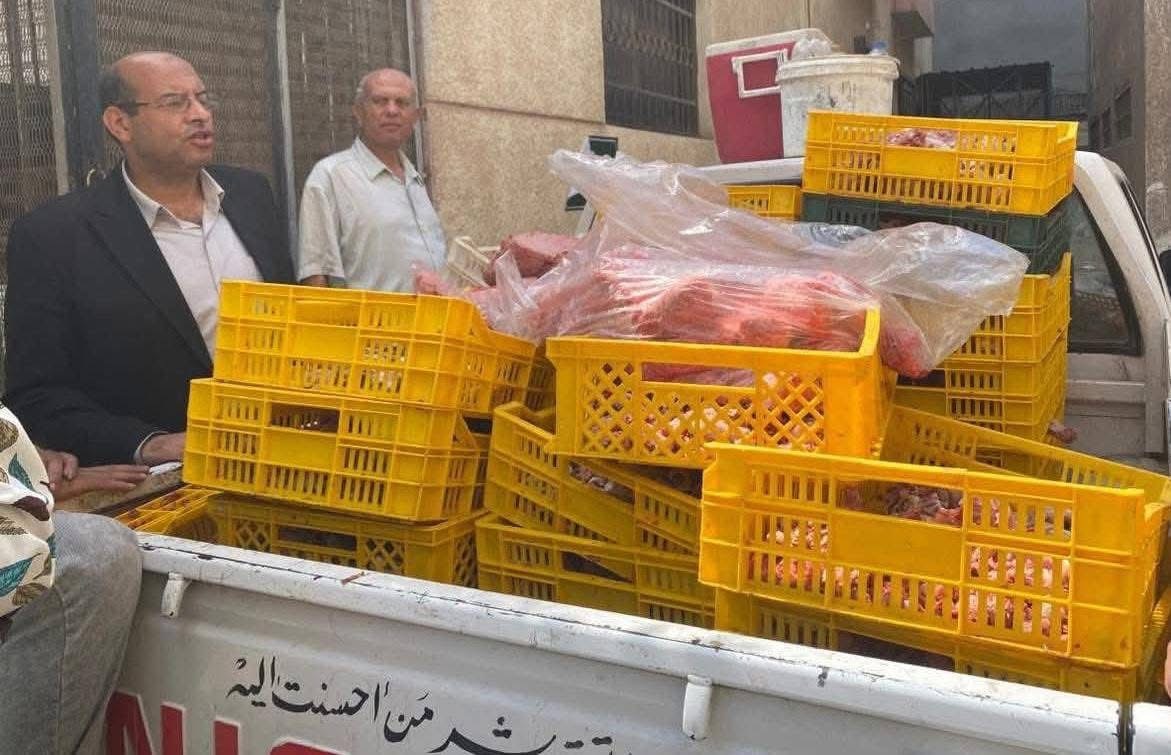 ضبط لحوم دواجن فاسدة بدمياط خلال حملة رقابية