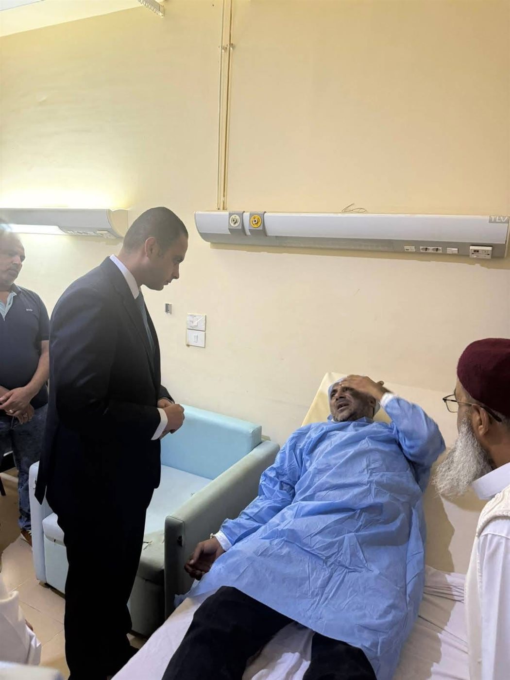 توفير الرعاية الطبية الكاملة لمصابي حادث قطار مطروح