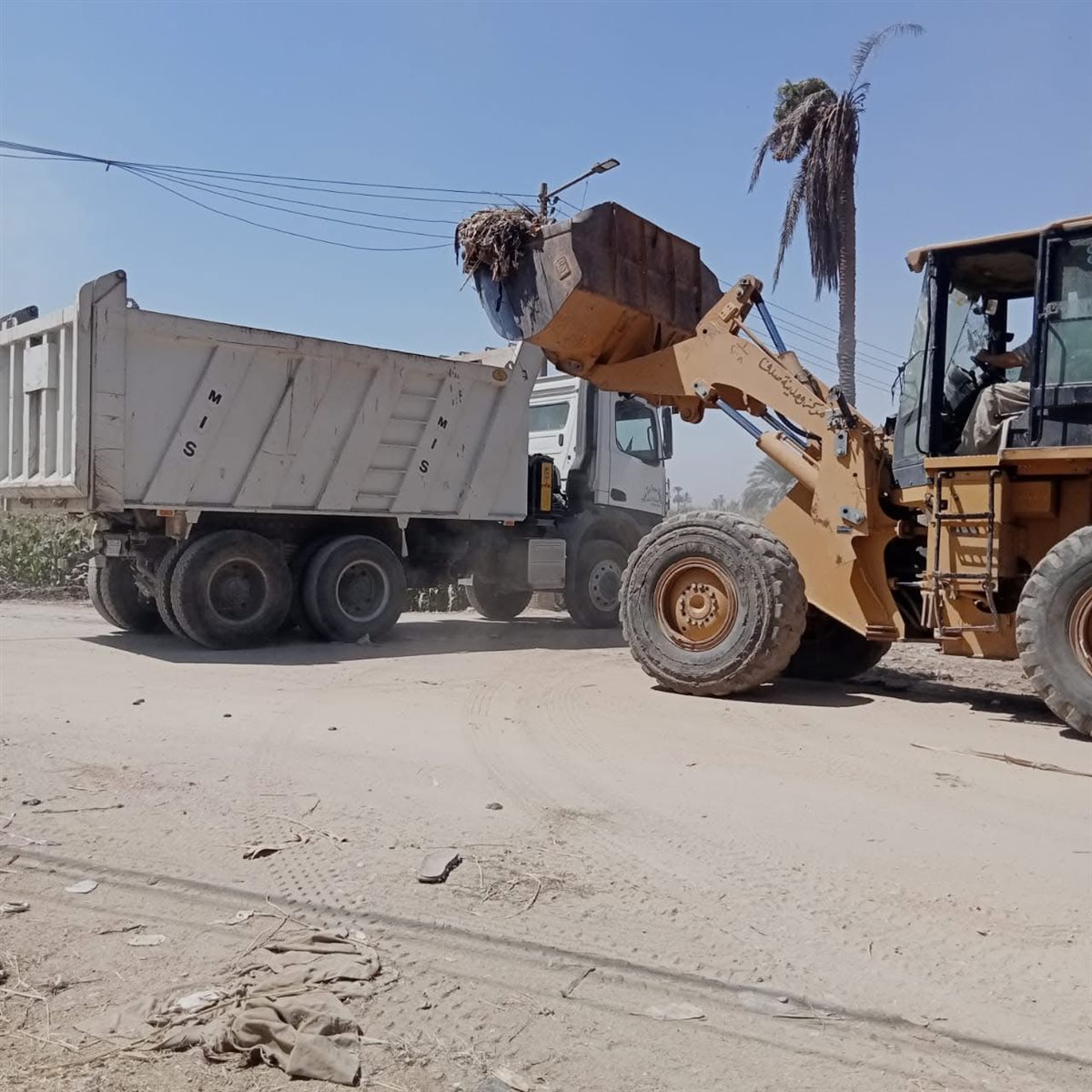 حملات نظافة ترفع 130 طن قمامة ومخلفات بصدفا
