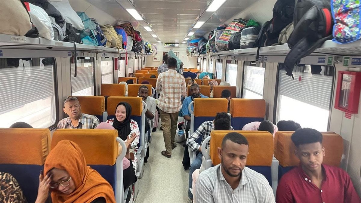 تشغيل القطار العاشر ضمن مبادرة العودة الطوعية للسودانيين