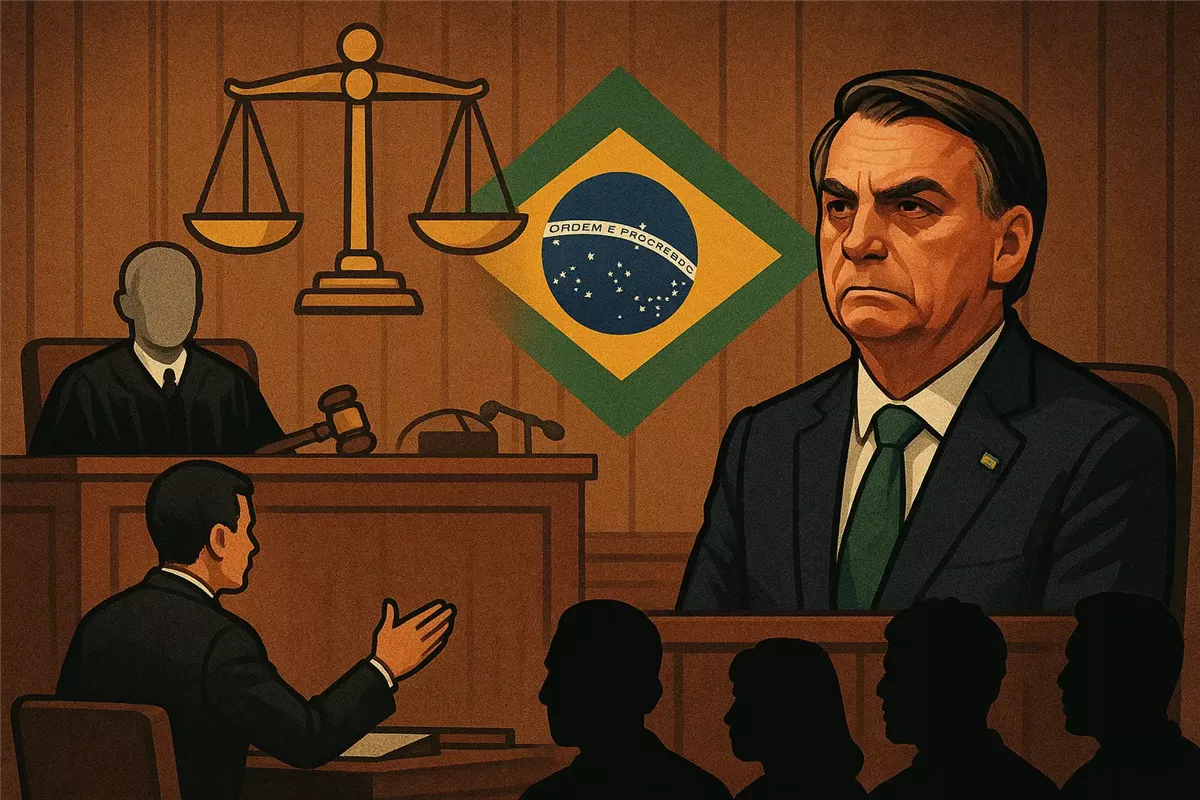 محاكمة جايير بولسونارو تدخل مرحلتها النهائية - Illustration