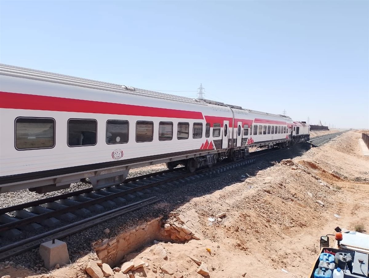 استعادة حركة القطارات على خط الإسكندرية – مطروح