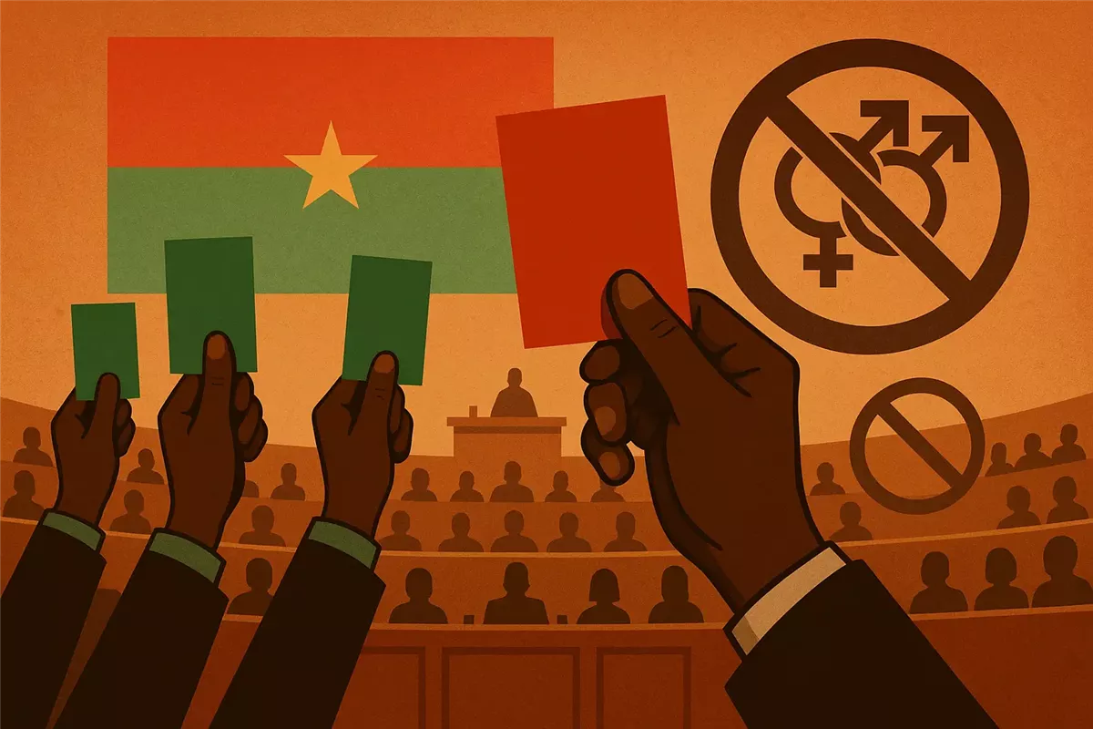 برلمان بوركينا فاسو يقر قانونًا يجرم المثلية الجنسية - Illustration