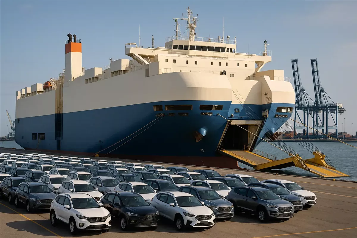 فتح حجوزات Algérie Ferries لنقل السيارات المستوردة