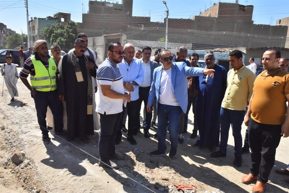 بدء المرحلة الثانية لتطوير عرب المدابغ ومشروعات تنموية بأسيوط