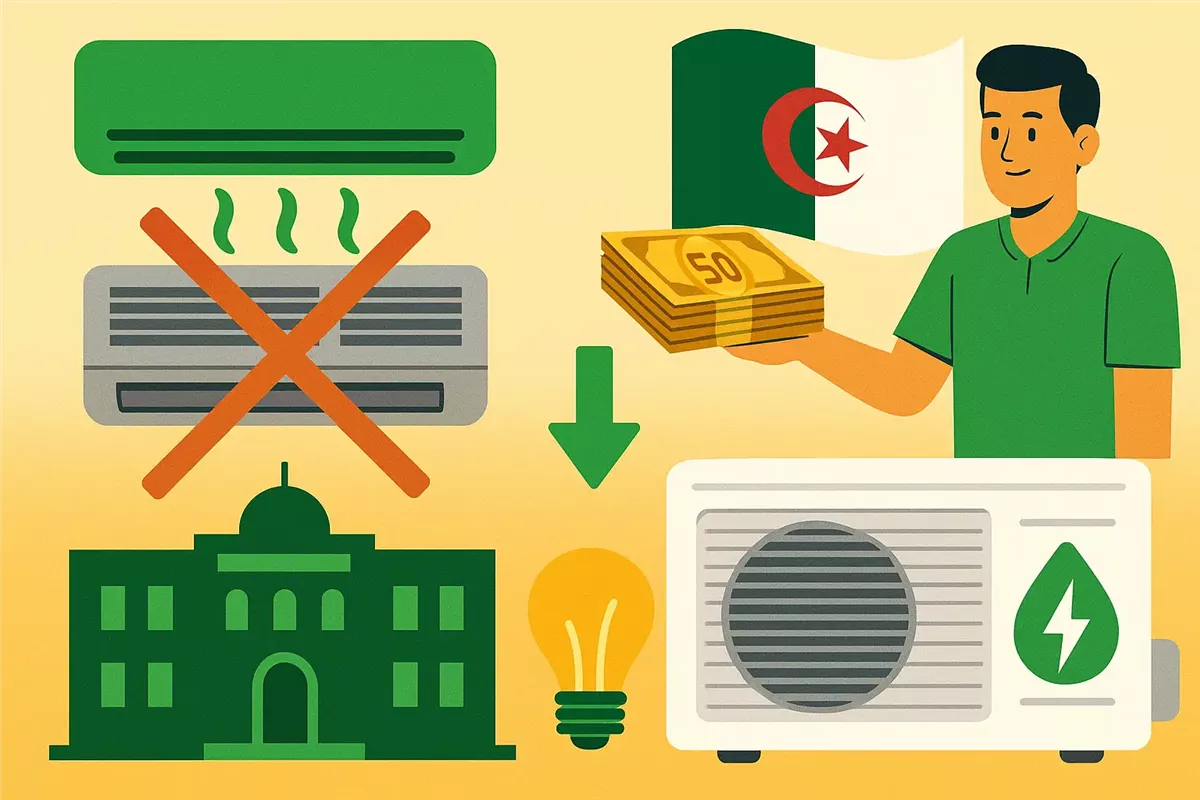 أجهزة مكيفات محلية عالية الكفاءة وكفاءة الطاقة