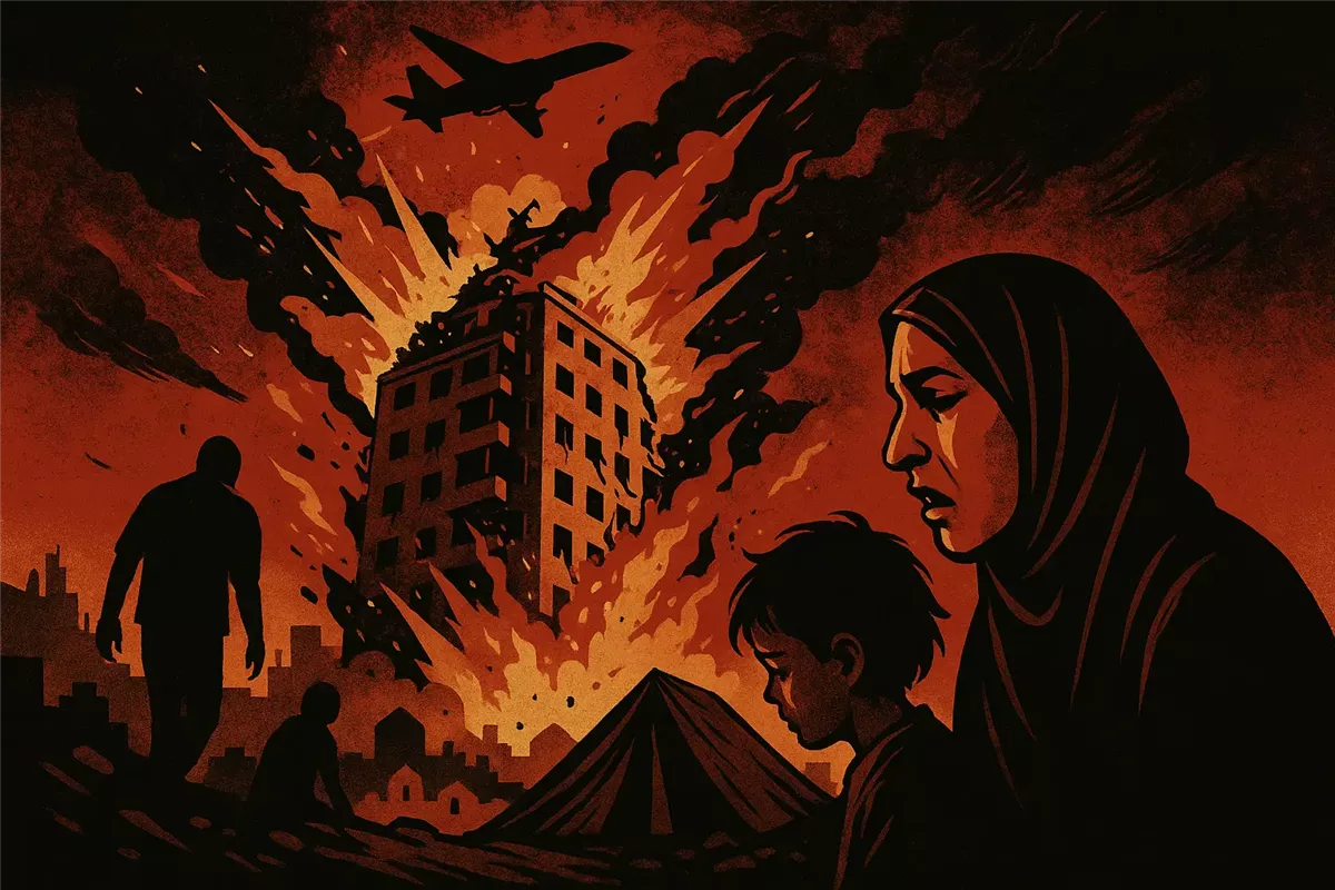 تدمير الأبراج في غزة ليس سوى بداية لعملية برية مكثفة - Illustration