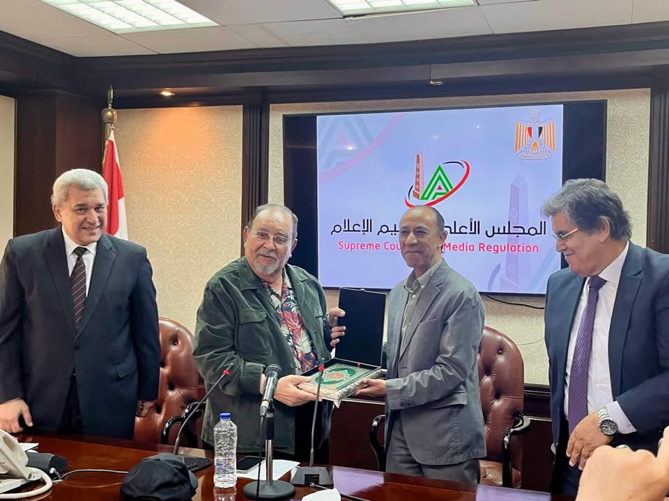 تكريم الإعلامي حسام الدين فرحات خلال ورشة تدريبية