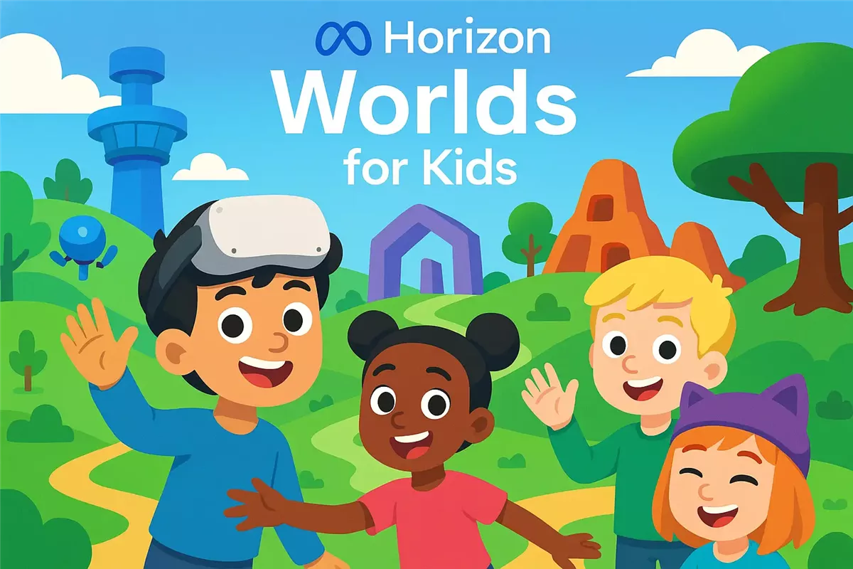أطفال يستخدمون Horizon Worlds وسط مطالب بحماية الأطفا