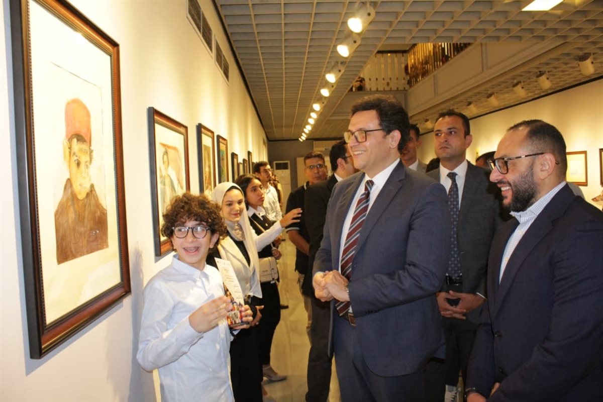 المعرض العاشر لفصول الرسم بدار الأوبرا