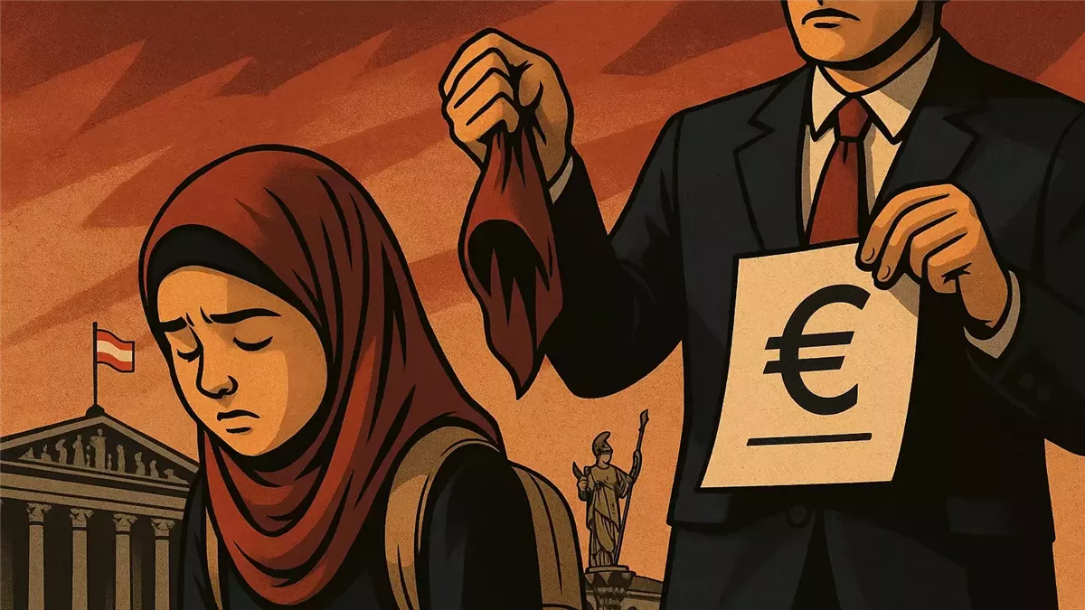 جدل حول حظر الحجاب في المدارس في النمسا - Illustration