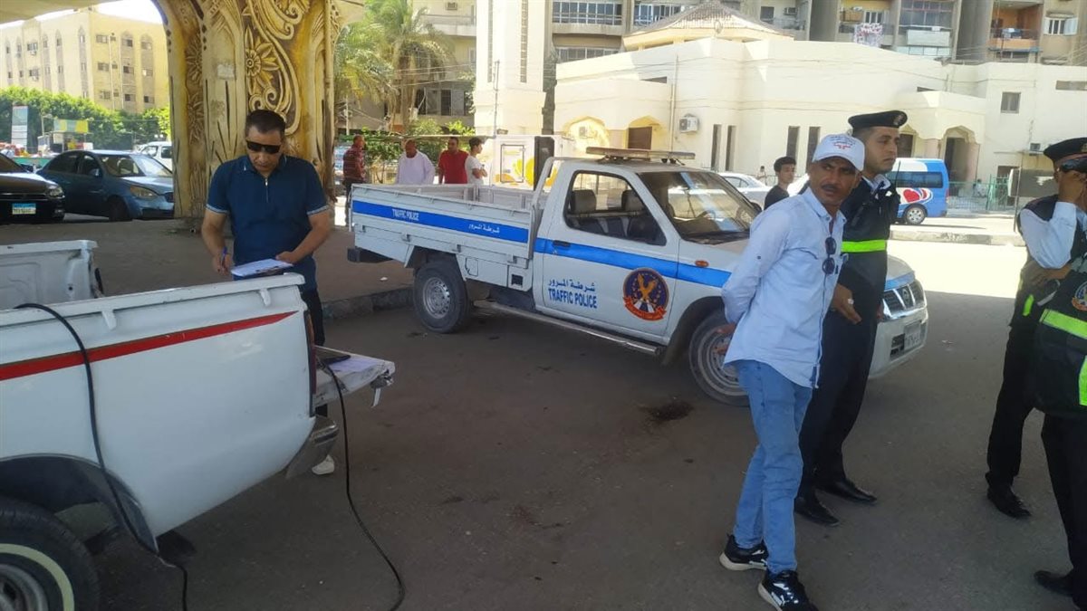 محاضر جنح بيئية ضد مخالفات عوادم السيارات بالشرقية