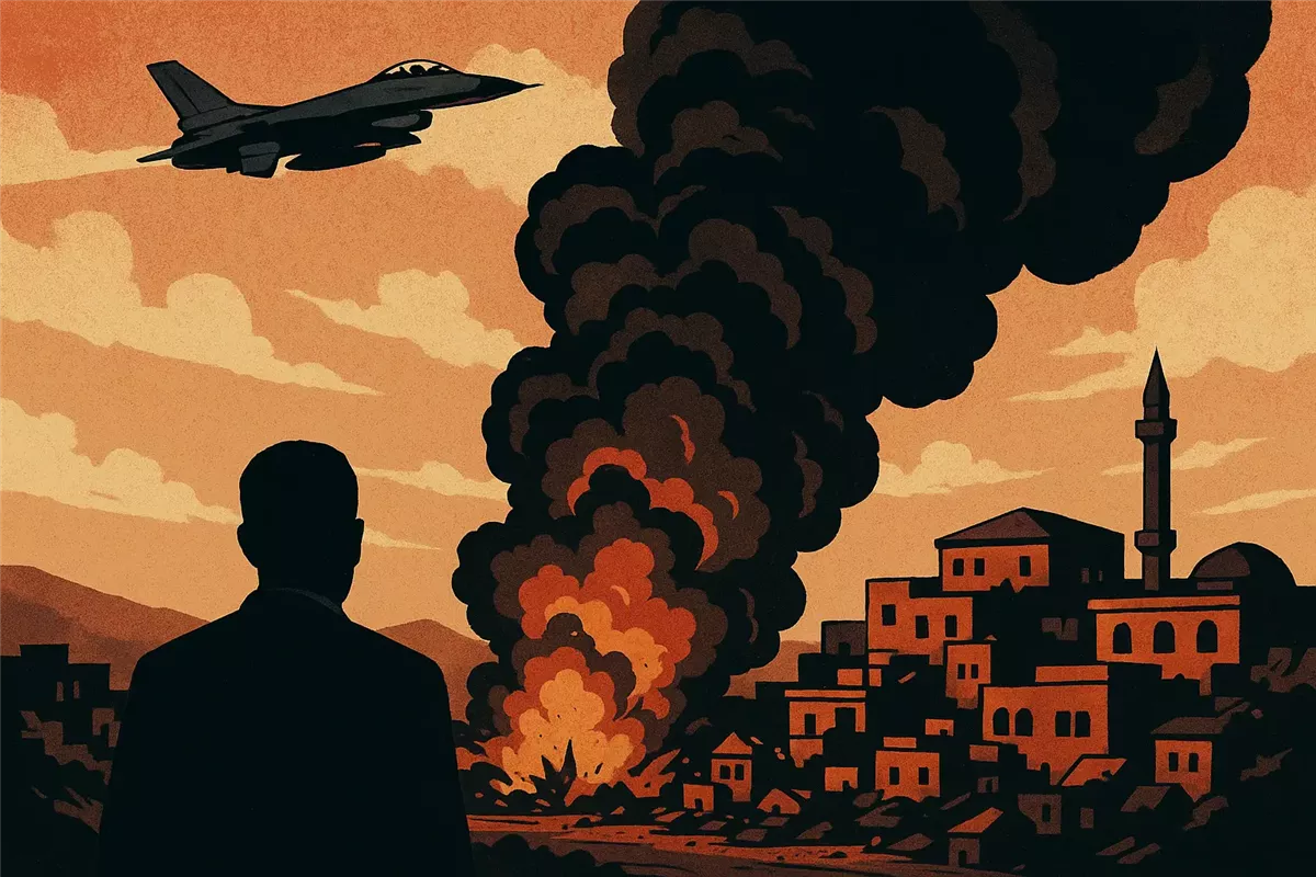 غارات إسرائيلية تستهدف جنوب لبنان - Illustration