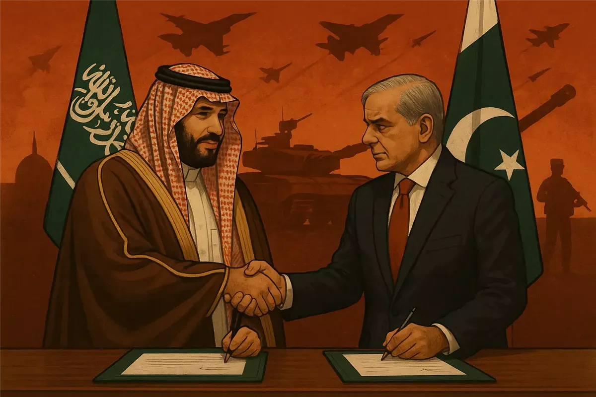 محمد بن سلمان وشهباز شريف يوقعان اتفاقية دفاع أرشيفية