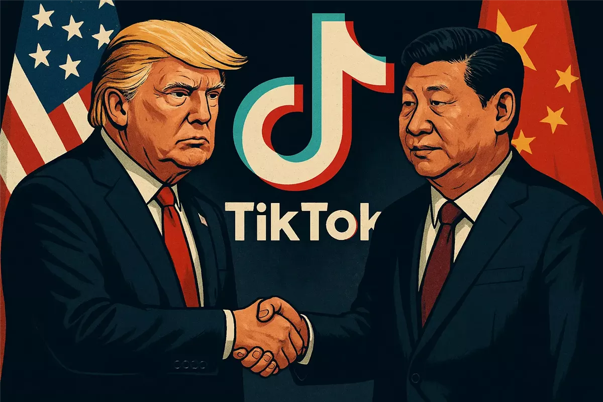 ترامب يؤكد موافقة شي جينبينغ على صفقة تيك توك - Illustration