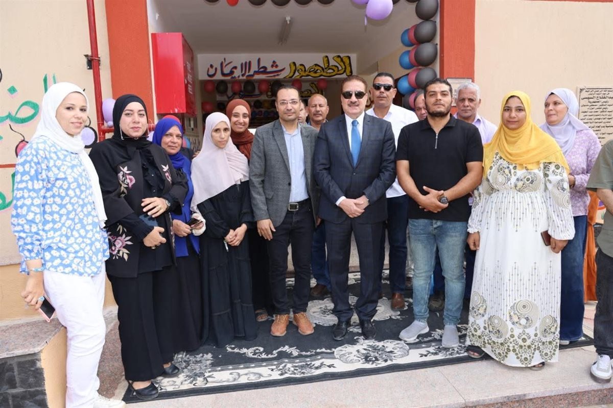 افتتاح مدرستين جديدتين بالمنوفية