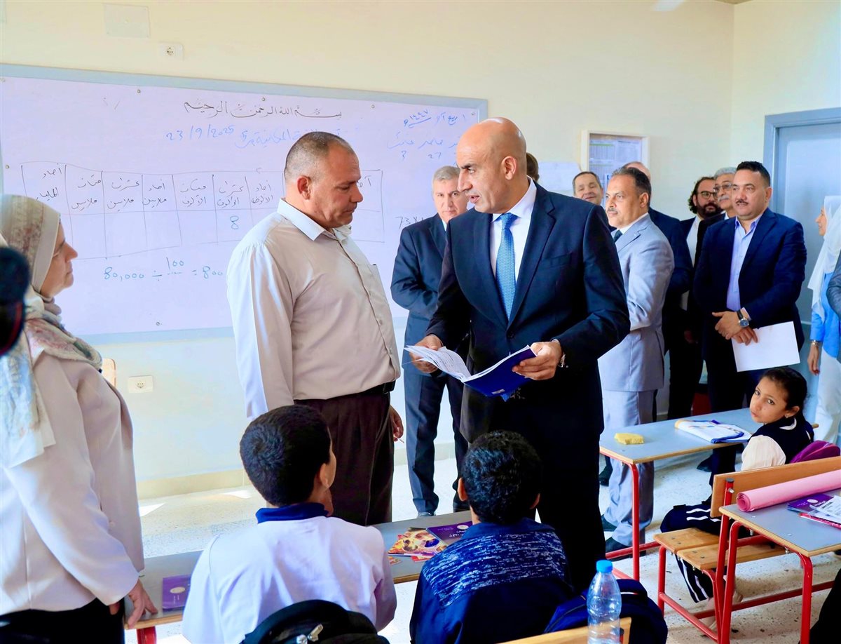 وزير التعليم ومحافظ الشرقية يفتتحان مدرسة جديدة ببلبيس