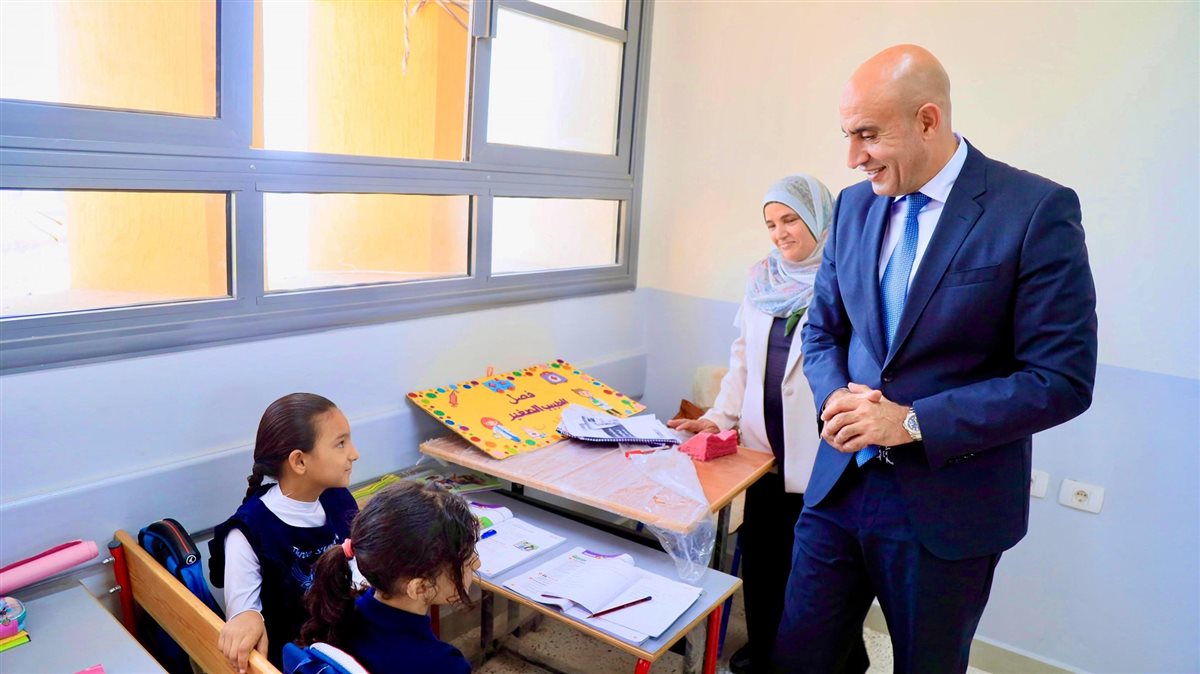افتتاح مدرسة فوزي السيد الدهشوري للتعليم الأساسي بقرية أنشاص الرمل