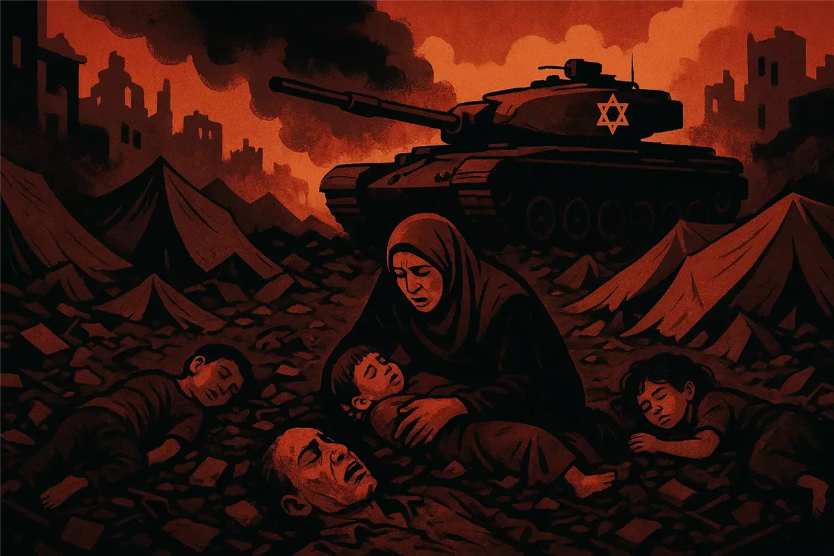 قُتل أكثر من 70000 شخص في غزة منذ أكتوبر 2023 - Illustration