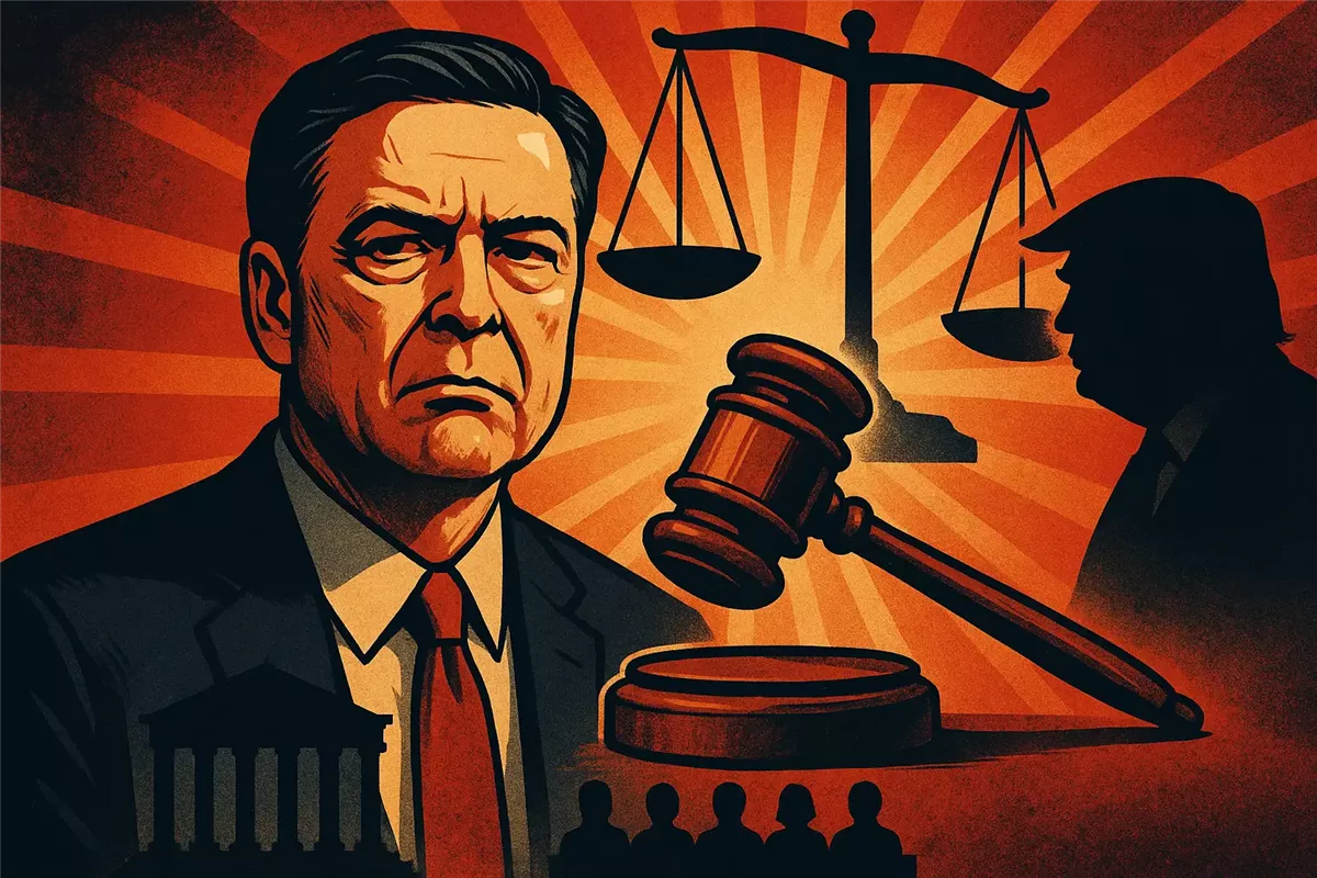 اتهام جنائي مزدوج بحق جيمس كومي - Illustration