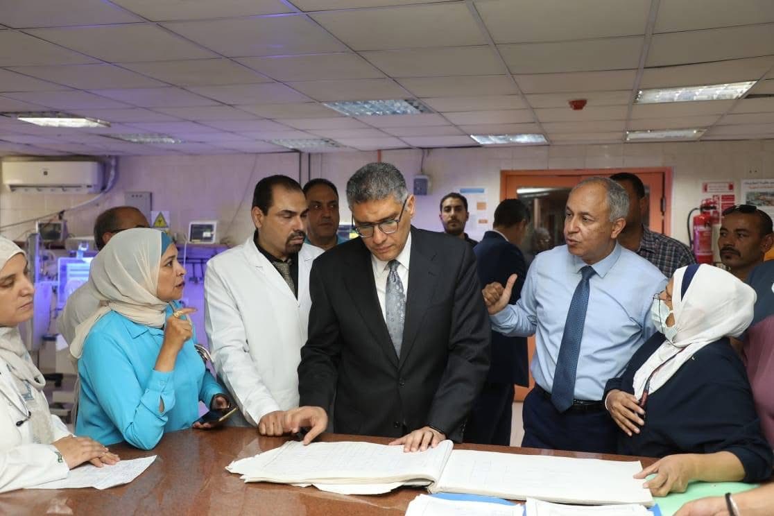 محافظ الجيزة يفتتح توسعات قسم الرعاية المركزة بمستشفى إمبابة العام