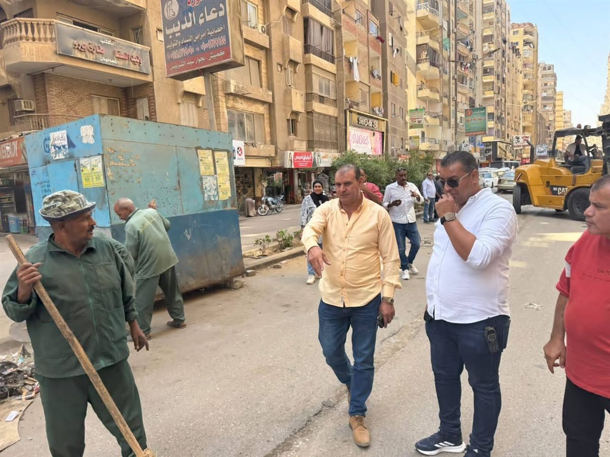 تحسين كفاءة النظافة وتجريد الأنفاق الحيوية بشوارع الجيزة