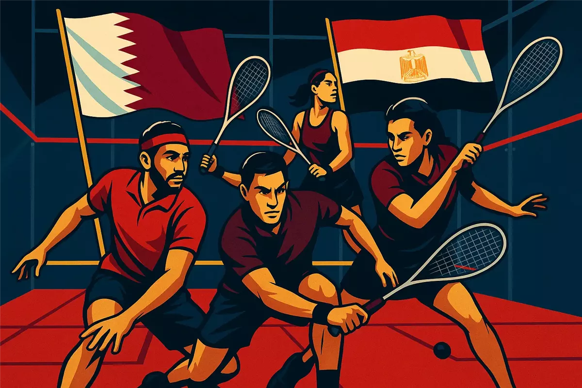الاسكواش المصري يسيطر على بطولة قطر كلاسيك أرشيفية