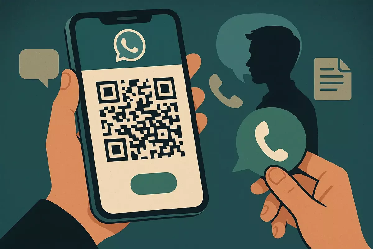 رمز QR واتساب يعزز الخصوصية والأمان أرشيفية