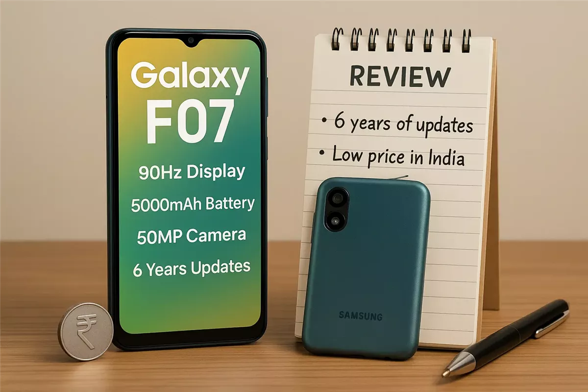 مراجعة كاميرا Galaxy F07 بدقة 50 ميجابكسل أرشيفية