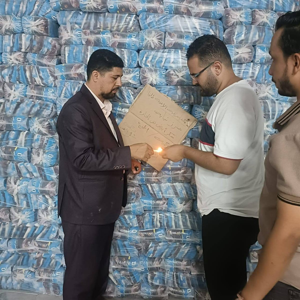 ضبط سكر وأغذية فاسدة في محافظة الدقهلية