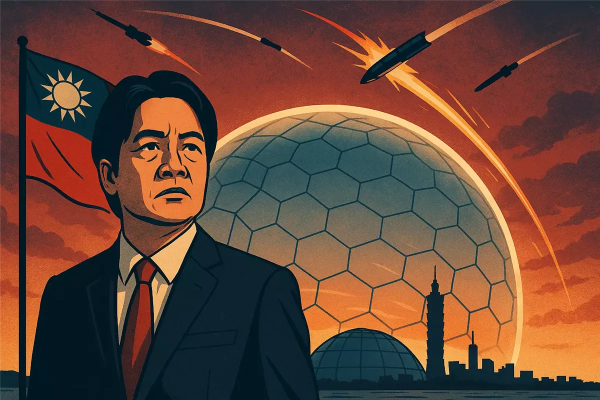 أعلن الرئيس التايواني عن بناء نظام دفاع جوي جديد - Illustration