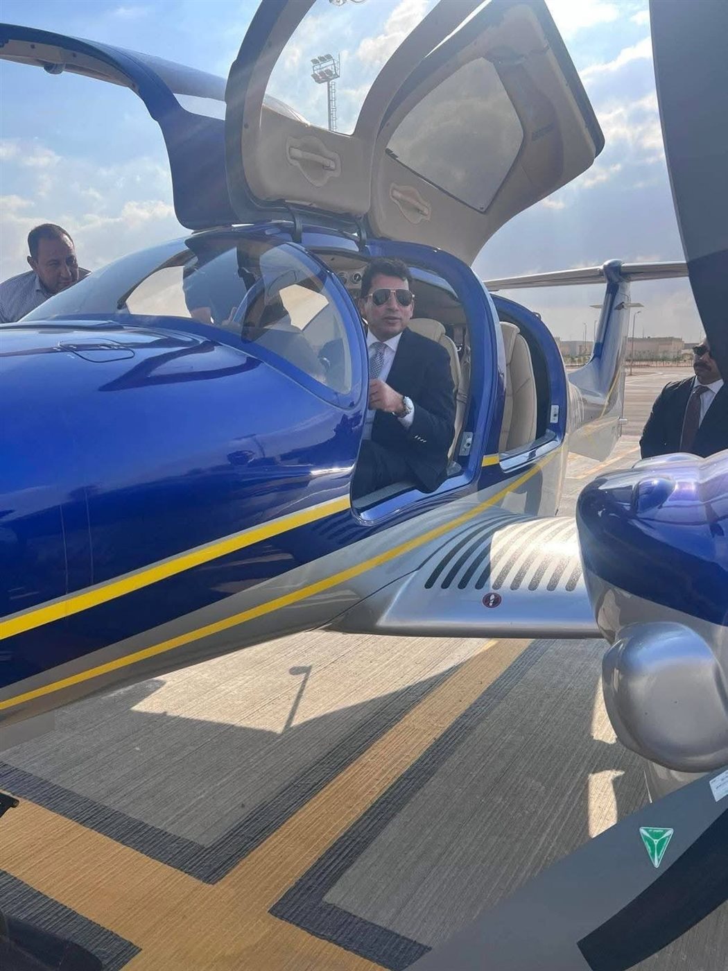انطلاق رالي الطائرات Fly In Egypt 2025 من مطار سفنكس الدولي
