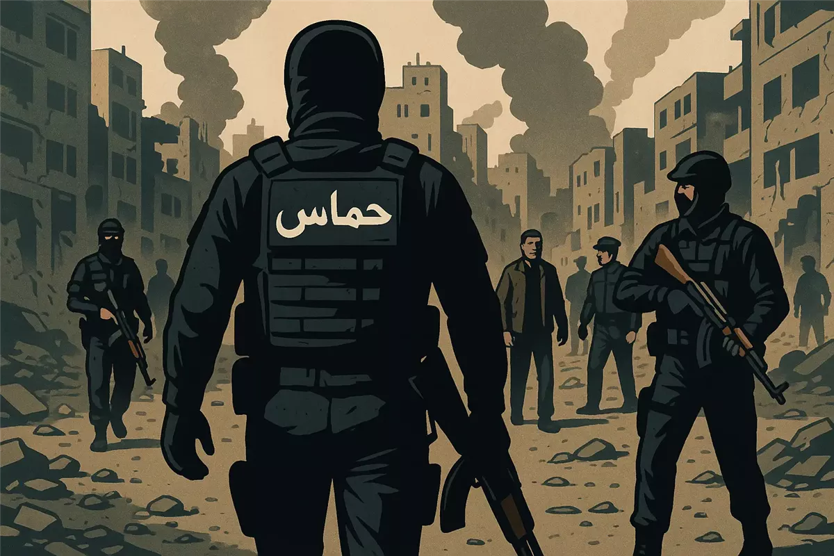 اشتباكات دامية بين قوات حماس وعناصر من عائلة دغمش في غزة - Illustration