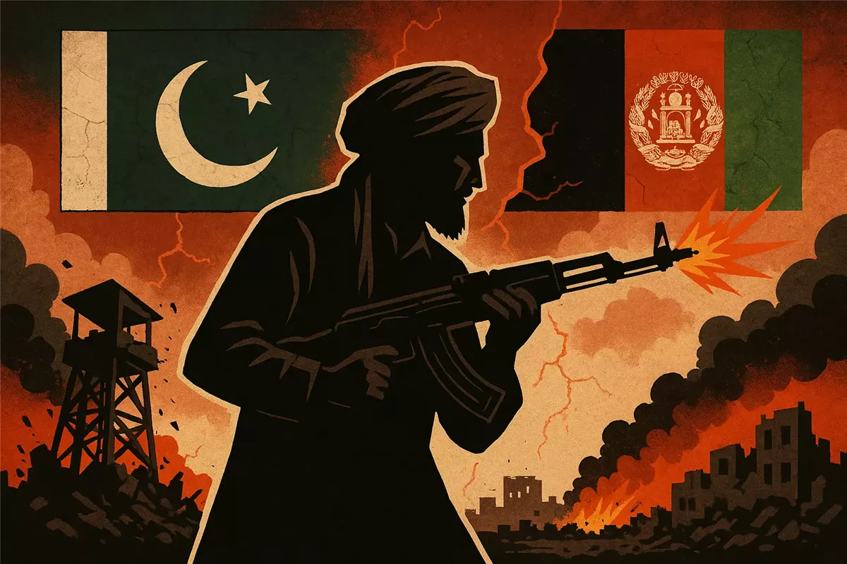تبادلت باكستان والهند وأفغانستان الاتهامات - Illustration
