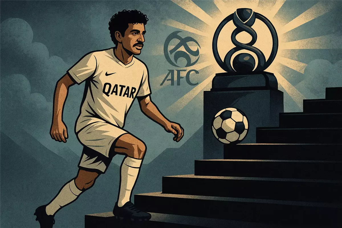 أكرم عفيف يكتب التاريخ في الاتحاد الآسيوي 2025 أرشيفية