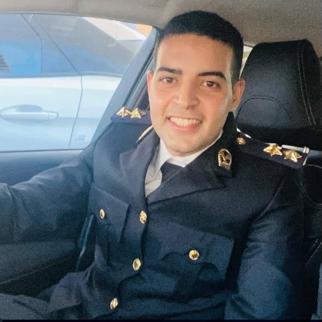 استشهاد النقيب محمد سعد بعد صدمه بسيارة