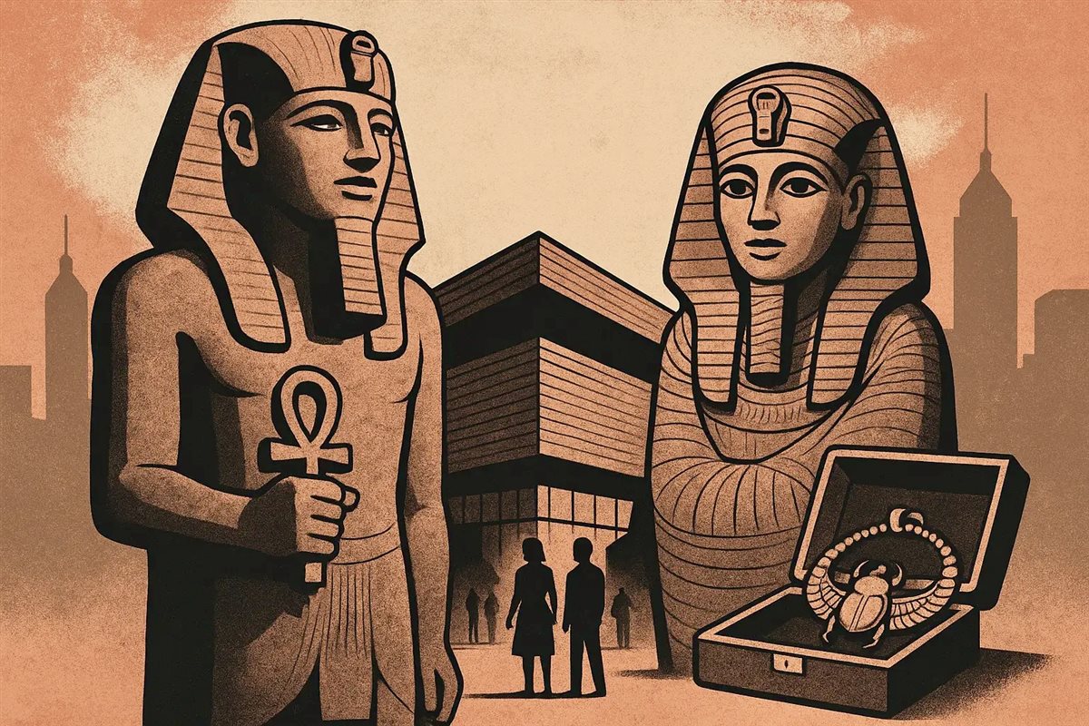 كنوز مصر القديمة تبهر العالم في هونغ كونغ أرشيفية