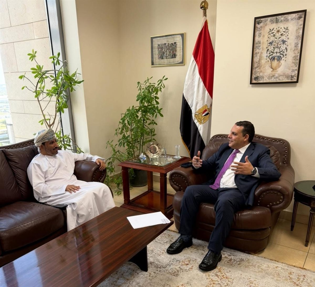 التمثيل التجاري المصري يُدشن برنامج تدريبي للملاحق التجاريين العُمانيين
