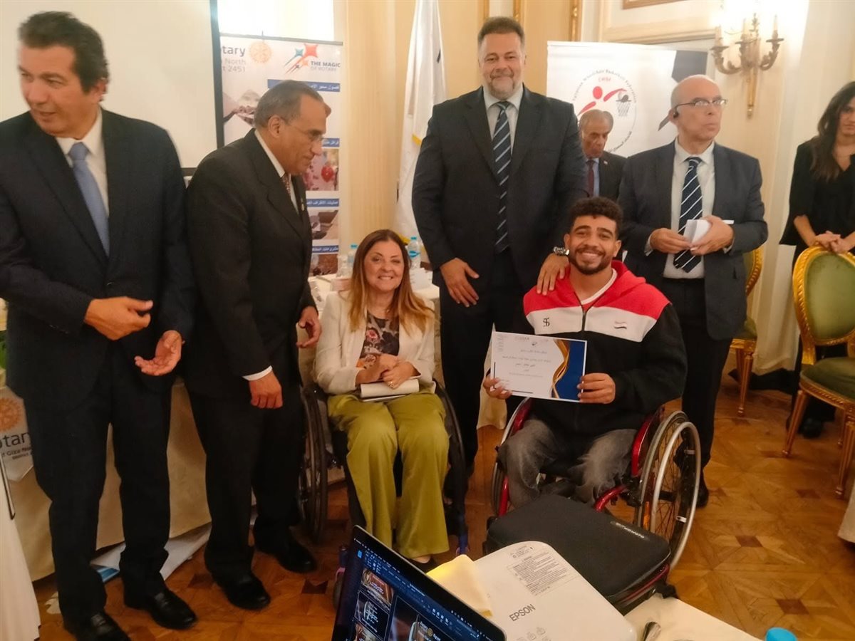 تكريم منتخب السلة للكراسي المتحركة