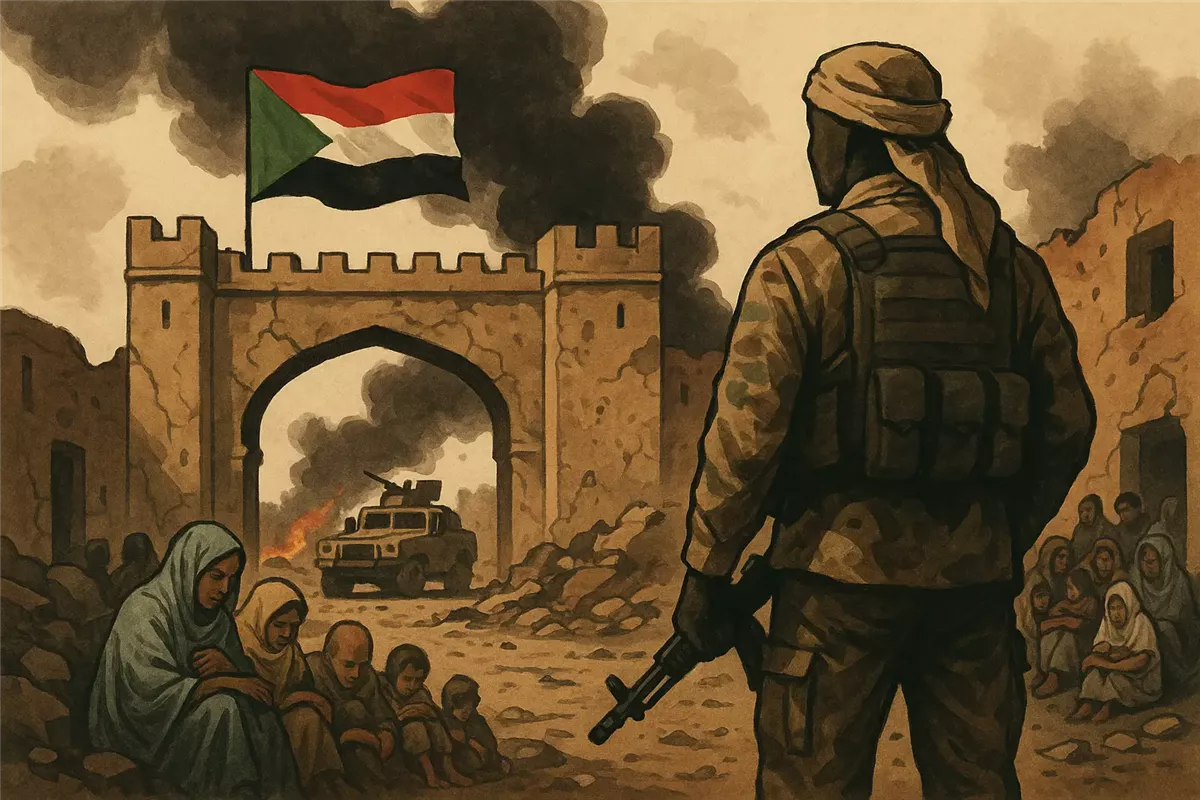 الحرب في السودان وتأثيرها على العاصمة الخرطوم - Illustration