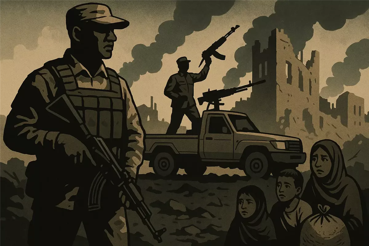 الحرب في السودان تشتعل في دارفور أرشيفية