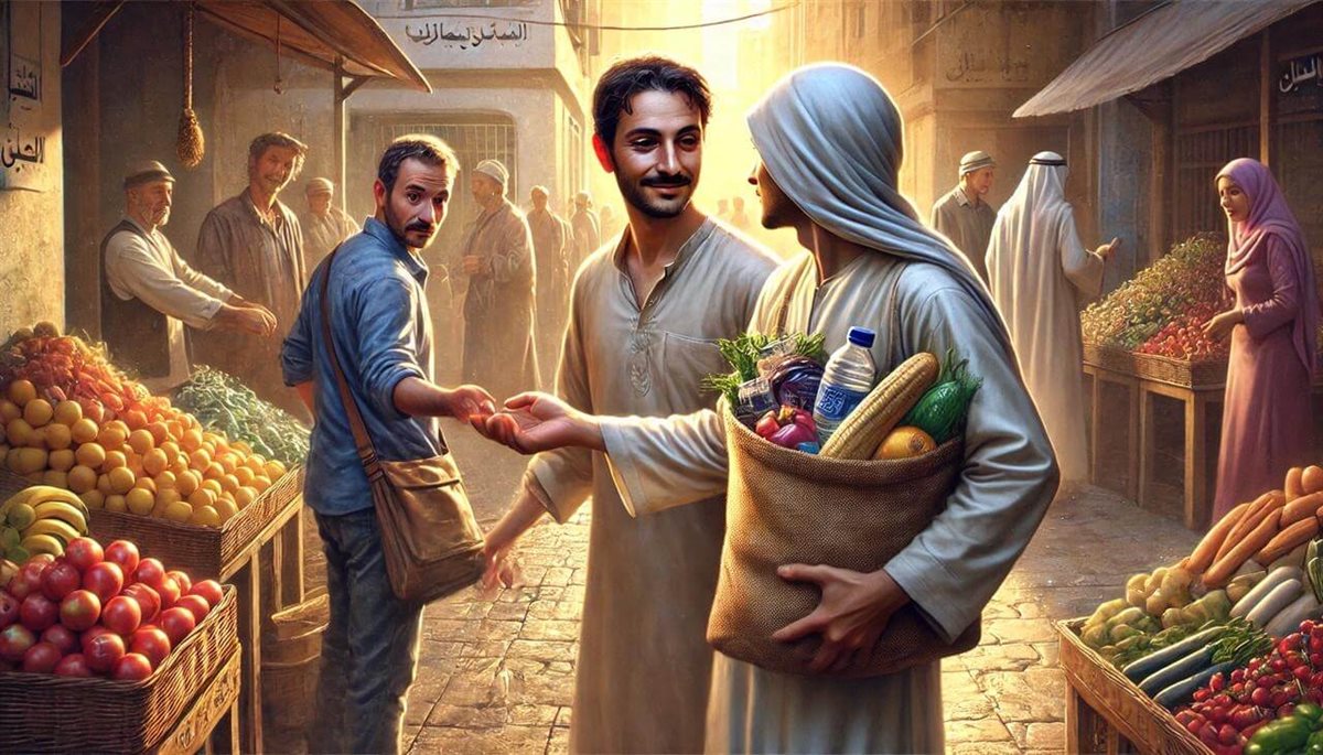 تكون في إيدك تقسم لغيرك