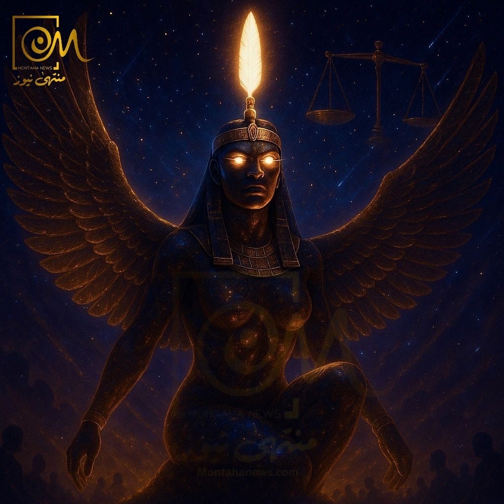 ماعت إلهة العدالة والنظام والميزان - Illustration