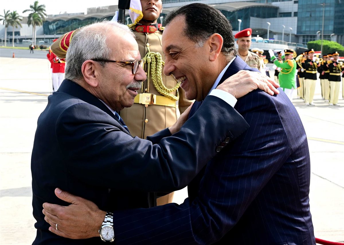 مصطفى مدبولي ونواف سلام