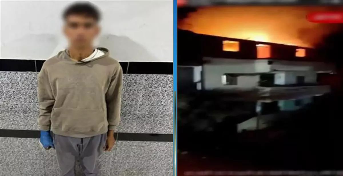 إخماد حريق مخلفات أعلى سطح عقار وضبط طالب أقر بإشعال النيران