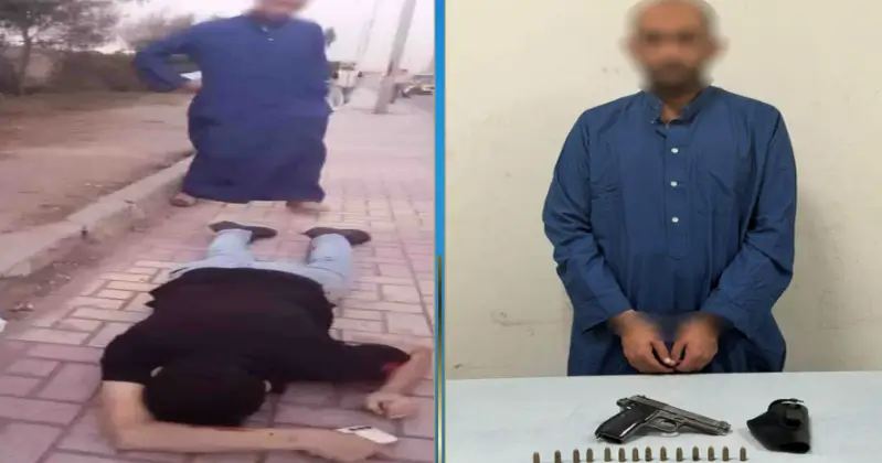 وزارة الداخلية توضح واقعة إطلاق النار وتضبط المتهم والسلاح