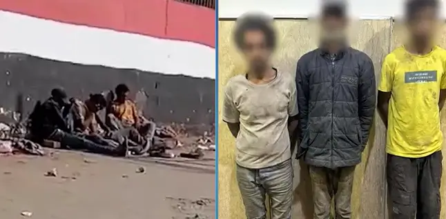 جلوس أشخاص وارتكاب أفعال غير لائقة أمام مدرسة في القليوبية