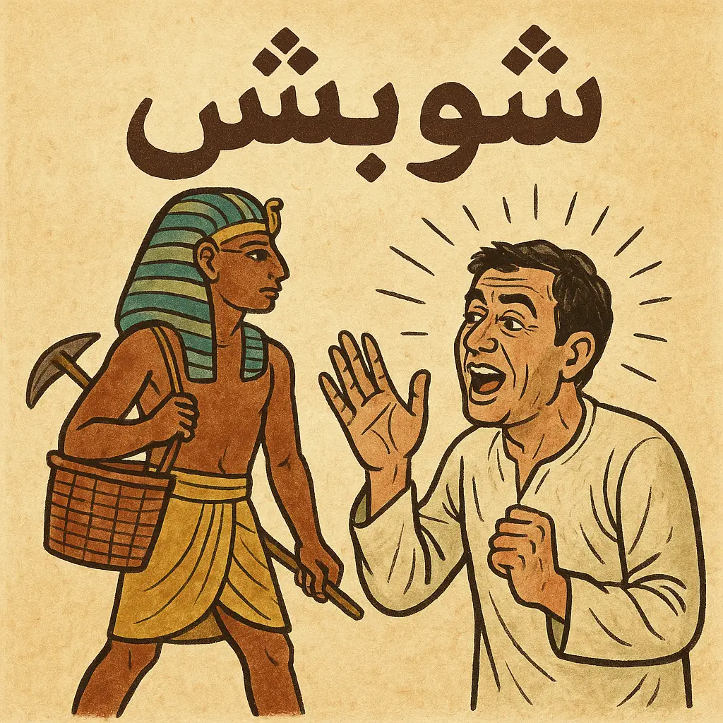 أصل كلمة شوبش